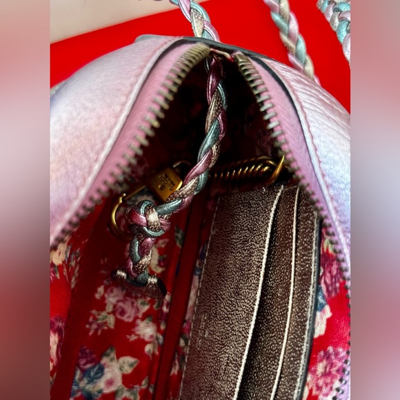 GUCCI Nappa Trapuntata Mini Zumi Dome Metallic Pastels Xbody Bag - Picture 13 of 16